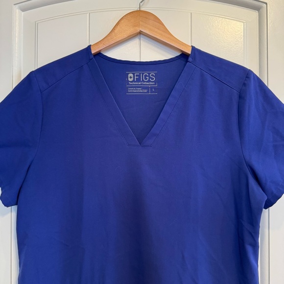 Figs Set Top And Pants Set Size Large Blue Technical Collection - Picture 10 of 13